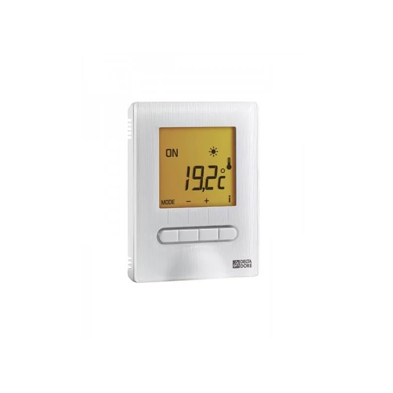 Delta dore 6151055 Minor 12 Thermostat digital semi-encastré pour plancher ou plafond rayonnant électrique Paiement Sécurisé