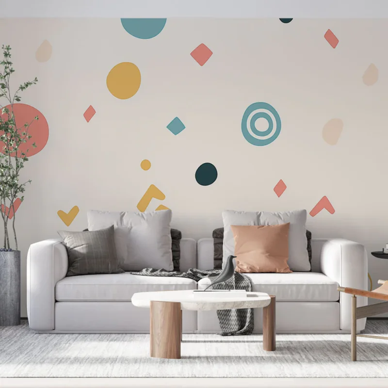 Acheter Direct Papier peint motifs géométriques Graphiques et colorés